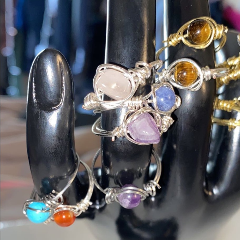 crystal rings